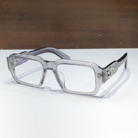 Gafas Ópticas de Diseño de Alta Calidad para Hombre y Mujer, Modelo Punk 8232 TAMAÑO 55-20-155, Monturas de Gafas de Lujo de Acetato y Titanio para Negocios