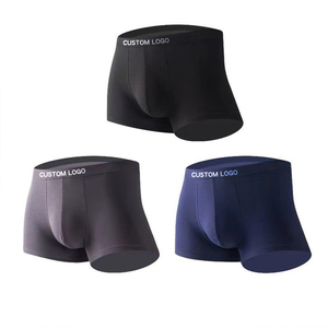 Logo personnalisé Boxer tendance coupe ample grande taille hommes respirant coton confortable sous-vêtement antibactérien - Product Image 6