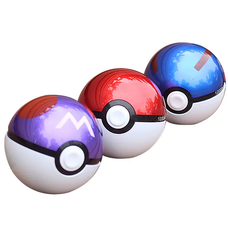Chinese manufacturer guangdong portable mobile powerbank fast charge outdoor pokeball charger round ball shape mini power banks