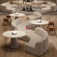 Canapé d'angle en tissu en forme de S à accoudoirs bas Yicheng Beauty pour salon domestique, canapé nuage en vente en gros
