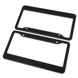 Factory Wholesale Custom Logo Stainless Steel License <b>Frame</b> Heavy Duty Metal Car Number Plate Holder Front Rear Universal - Product Image 3