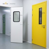Portes de salle blanche médicales en acier inoxydable Glostar, norme GMP, 40 mm, 50 mm, à ouverture battante, pour l'industrie pharmaceutique, 1,2 mm, 1,5 mm, en vente