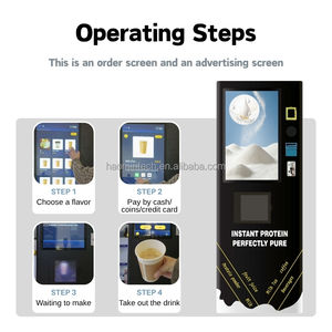 Máquina Expendedora de Batidos de Proteína con Pantalla Táctil, Máquina para Hacer Batidos de Proteína de Suero de Leche con Sabor a Naranja - Product Image 5