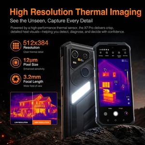 AGM X7 Pro |   Smartphone robuste à imagerie thermique |   Résolution thermique 512×384 |   6 Go + 256 Go |   Batterie 10000mAh |   IP68/IP69K eSIM - Product Image 3