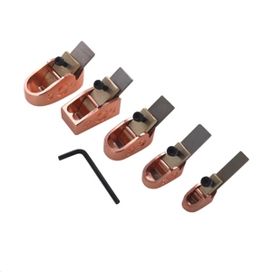 5 pièces bois avion Cutter ensemble violon pouce rabots semelle incurvée métal laiton <span class=keywords><strong>Luthier</strong></span> outil pour bricolage violon alto <span class=keywords><strong>violoncelle</strong></span> en bois - Product Image 1