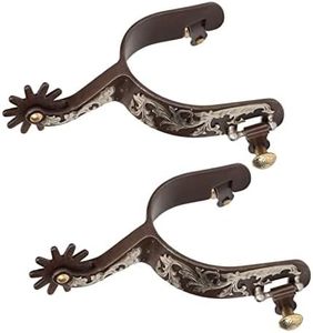 Phong cách phương Tây cao bồi khởi động spurs ngựa spurs cưỡi yên ngựa bánh thép không gỉ nam - Product Image 2