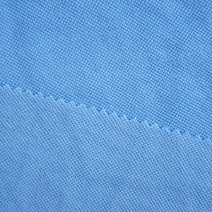 Tela de Malla de Perlas de Poliéster y Algodón Elástica y Transpirable de 220 g/m², Personalizada de Fábrica, al por Mayor, para Camisetas Polo y Vestidos de Mujer y Hombre - Product Image 3