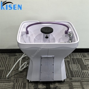 อ่างสระผมเคลื่อนที่แบบไร้ท่อ ยี่ห้อ KISEN ราคาโรงงาน พร้อมเตียงสระผมแบบญี่ปุ่น นวดศีรษะ บำบัดด้วยน้ำ และไฟ LED - Product Image 2