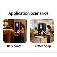 Distributeur automatique de produits de beauté pour le nail art et les cosmétiques - Design élégant pour les centres commerciaux avec Wi-Fi/4G LTE et surveillance à distance