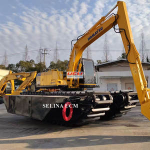 Excavadora Anfibia Usada de Alta Calidad en Venta, Excavadora de Orugas con Motor para una Excavación y Limpieza Eficientes - Product Image 2
