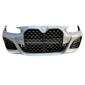 Para <span class=keywords><strong>BMW</strong></span> 4 Series <span class=keywords><strong>I4</strong></span> G26 <span class=keywords><strong>M</strong></span> Sport Kit Nuevo Parachoques Delantero Trasero Parrilla Radiador Reemplazo ABS Plástico Embellecedor Estado Usado - Product Image 4