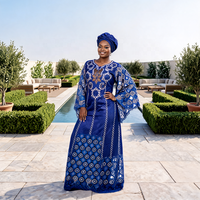 Robes de soirée formelles longues en dentelle florale avec boutons naturels pour femmes africaines nigérianes grandes tailles, dernière mode 2026, faible MOQ