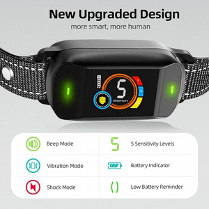 Collar de Adiestramiento para Perros Antiladridos Automático Inteligente, Recargable, con Clasificación IP67, Plástico Ecológico, Vibración y Descarga, Batería de Más de 20 Horas - Product Image 4