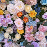 Offre Spéciale – Magnifique Mur de Fleurs en Soie Écologique 2m x 2m pour Mariage, Fête des Mères, Pâques – Utilisation Intérieure/Extérieure