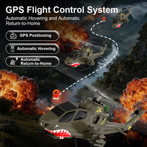 Nuevo Helicóptero RC Yuxiang F112S AH-1 COBRA 1:32 Sin Alerones, Motor sin Escobillas 6G con GPS y Posicionamiento de Flujo Óptico, Avión RC de 9 Canales - Product Image 3
