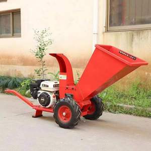 20HP Gasoline <b>Wood</b> Chipper Heavy Duty for Orchard Tree <b>Logs</b> Shredding - Product Image 4