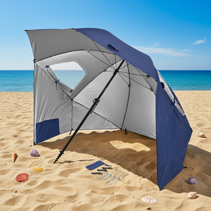 Portable Beach Shelter <strong>Tent</strong> Sun Shade Canopy Waterproof Windproof Fishing Camping <strong>Umbrella</strong> <strong>Tent</strong> with Stakes - Product Image 6