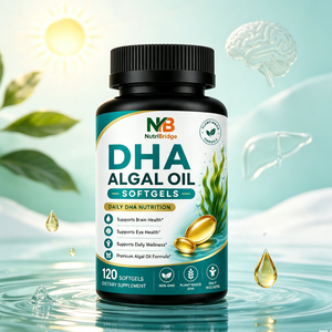 Achat en gros, MOQ faible, 200 mg, huile d'algues DHA haute puissance, gélules molles, complément nutritionnel pour adultes - Product Image 1