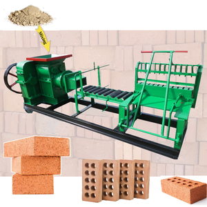 Mesin Pembuat Bata Otomatis Mesin Pembuat Bata Kecil Pembuat Bata Tanah Liat untuk Bangunan - Product Image 1