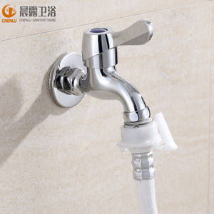 Robinet mural à eau froide Chenlu à poignée unique, avec cartouche céramique, installation facile pour cuisine - Product Image 1