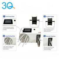 Máquina Bobinadora de Cables y Motores Automática Inteligente con Pantalla Táctil 3Q SQ-XL6, con Función 2 en 1 de Bobinado y Atado