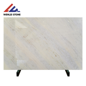 Losas de Mármol Blanco Arenisca de Tamaño Personalizado Wenlei, <span class=keywords><strong>Piedra</strong></span> Natural de Lujo para Baño, Escaleras Exteriores, Revestimiento de Paredes, Impermeable - Product Image 1