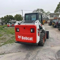 Chargeuse sur pneus Bobcat S450 d'occasion, mini-chargeuse sur pneus Bobcat d'origine américaine pour la construction et l'aménagement paysager
