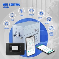 Générateur de vapeur pour sauna avec commande à distance par application WiFi, personnalisation complète, homologué ISO 14001, EMC, LVD, directement de l'usine