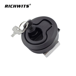 Verrou de sol en plastique ABS avec clé, poignée ronde marine de 2 pouces pour usage nautique - Product Image 3