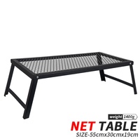 Camping en plein air Portable Pliable Barbecue Grill En Plein Air Ustensiles De Cuisine Poêle Bouillante Bouilloire Filet De Cuisson BBQ Grill Rack