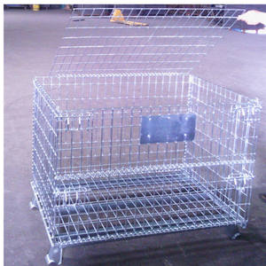 Draadgaas Pallet Magazijn Logistieke Stapelbare Draadgaas Container Transport Doos Mand Container Container Container - Product Image 3