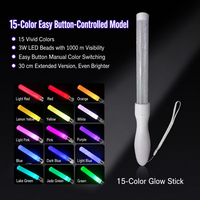 Bâton lumineux LED à télécommande personnalisé avec logo promotionnel pour les événements d'entreprise, les salons professionnels, les cadeaux promotionnels, les campagnes, la vente en gros