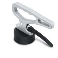Outil de levage magnétique puissant en néodyme avec poignée à dégagement rapide, aimant portable de 150 lb pour la soudure et la découpe laser