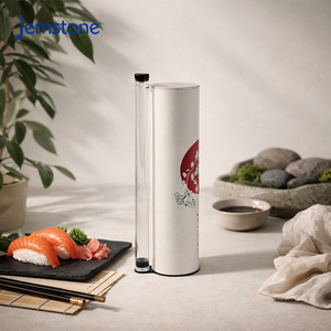 Envase de Cartón Ecológico para Sushi para Llevar con Botella de Salsa de Soya, Tubo de Papel para Sushi de Grado Alimenticio - Product Image 5