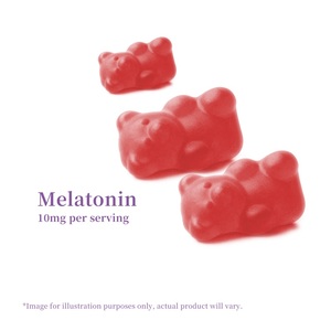 Gommose di Melatonina 10mg Personalizzate OEM al Gusto Fragola per Supporto Naturale al Sonno, Non Causa Dipendenza, Senza Farmaci, Vegane, Direttamente dalla Fabbrica - Product Image 2