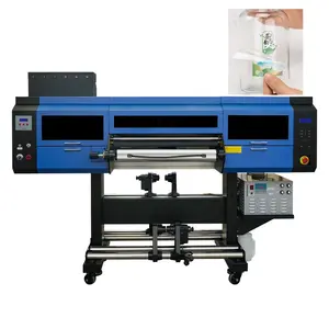 Impressora UV para pequenas empresas, máquina de grande formato, 30 cm, 60 cm, DTF, para garrafas e plástico