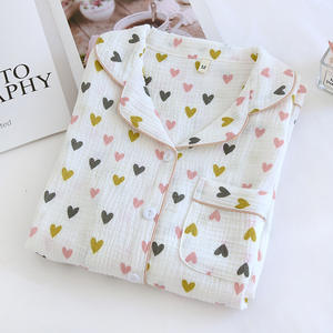 <span class=keywords><strong>Pigiama</strong></span> da <span class=keywords><strong>donna</strong></span> 100% <span class=keywords><strong>cotone</strong></span> modale Set <span class=keywords><strong>pigiama</strong></span> Pj graziosa camicia <span class=keywords><strong>con</strong></span> maniche stampate a cuore <span class=keywords><strong>con</strong></span> pantaloni lunghi - Product Image 6