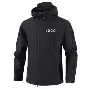 Chaqueta de Soft <span class=keywords><strong>Shell</strong></span> Delgada de Poliéster para Hombre, Diseño Cómodo para Senderismo, Impermeable, Venta al Por Mayor de Fábrica - Product Image 1