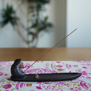 Juego <span class=keywords><strong>de</strong></span> soporte <span class=keywords><strong>de</strong></span> palo <span class=keywords><strong>de</strong></span> incienso <span class=keywords><strong>de</strong></span> línea <span class=keywords><strong>de</strong></span> cerámica, diseño <span class=keywords><strong>de</strong></span> cascada <span class=keywords><strong>de</strong></span> <span class=keywords><strong>pesca</strong></span> <span class=keywords><strong>de</strong></span> pescador, objeto decorativo para el hogar para uso aromático - Product Image 2