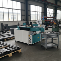 Máquina de Doblado de 4 Ejes Totalmente Automática, Máquina de Doblado de Arcos y Anillos para Puertas y Ventanas, Máquina de Doblado de Tubos de Aluminio