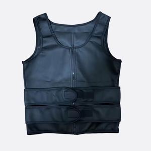 Chaleco Moldeador de Neopreno para Hombre, Chaleco Reductor de Cintura Ajustable con Doble Cremallera para Sauna - Product Image 2