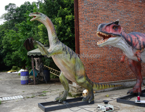 Personalizzato divertente fatto a mano Animatronics modello a grandezza naturale realistico in movimento statue di dinosauri per <span class=keywords><strong>la</strong></span> promozione aziendale - Product Image 3