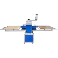 Presse à chaud semi-automatique double station grand format 1x2m pour sublimation de t-shirts et tapis de souris, directement de l'usine