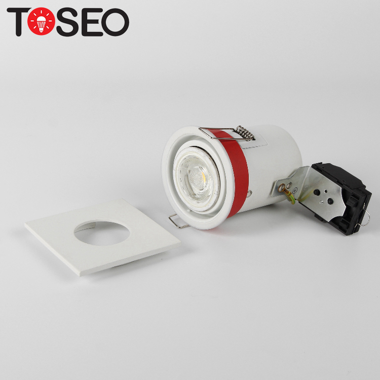 Ceiling Gu10 Fixed And Fire Rated Led Recessed Downlight Pure Aluminium Led Spotlight