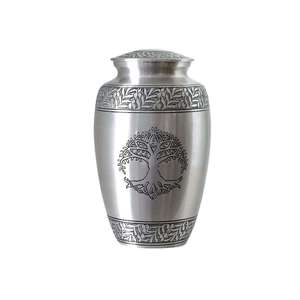 ต้นไม้แห่งชีวิตผู้ผลิตโกศทองเหลืองเผาศพโกศทองเหลืองสำหรับเถ้ามนุษย์โลหะผู้ใหญ่โกศฝังศพ - Product Image 1