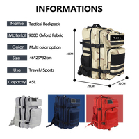 Sac de randonnée extérieur universel pour hommes et femmes Assault Tactical Backpack Doublure Matériel Cadre externe