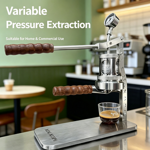 <span class=keywords><strong>Cafetera</strong></span> Manual ALMKOPi de Acero Inoxidable de 58 mm, No Eléctrica, Pequeña, Portátil, para Acampar al Aire Libre, con Presión Ajustable - Product Image 5