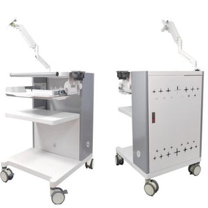 Carrito de Endoscopia SB 565X545X1085mm, Carro de Trabajo Metálico de 3 Niveles para Uso Hospitalario - Product Image 4