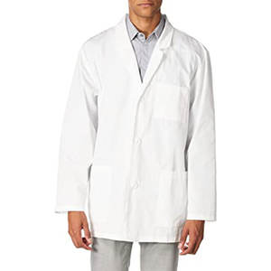 2022 prix d'usine élégant blanc manteaux de laboratoire coton hôpital médecin uniformes dans un style unique pour une utilisation en été et en hiver - Product Image 2