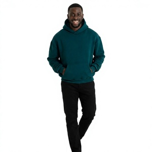 Sweat-shirt à capuche personnalisé pour homme en molleton avec poches, sweat-shirt d'hiver en coton, streetwear, vente en gros OEM - Product Image 1